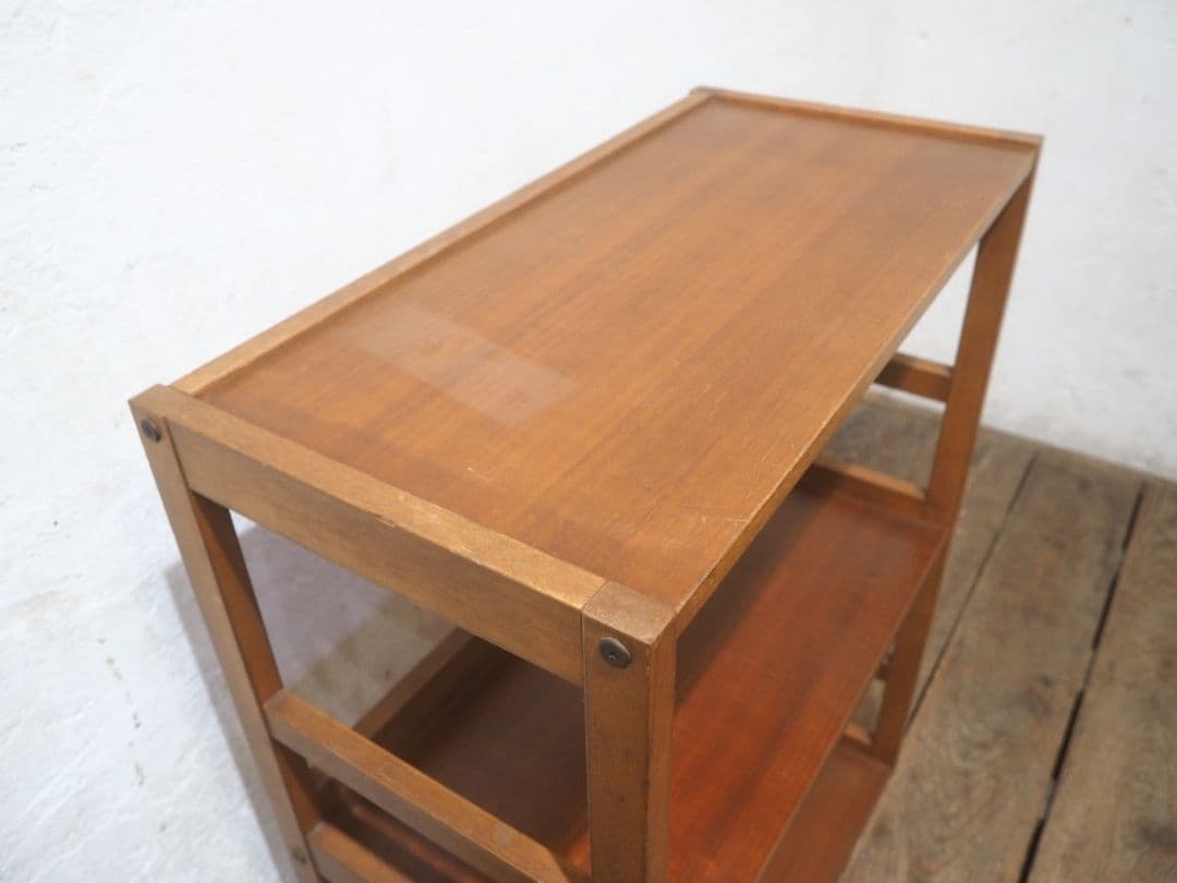 1372 ディスプレイラック 飾り棚 陳列棚 本棚 ブックケース レトロ 展示台