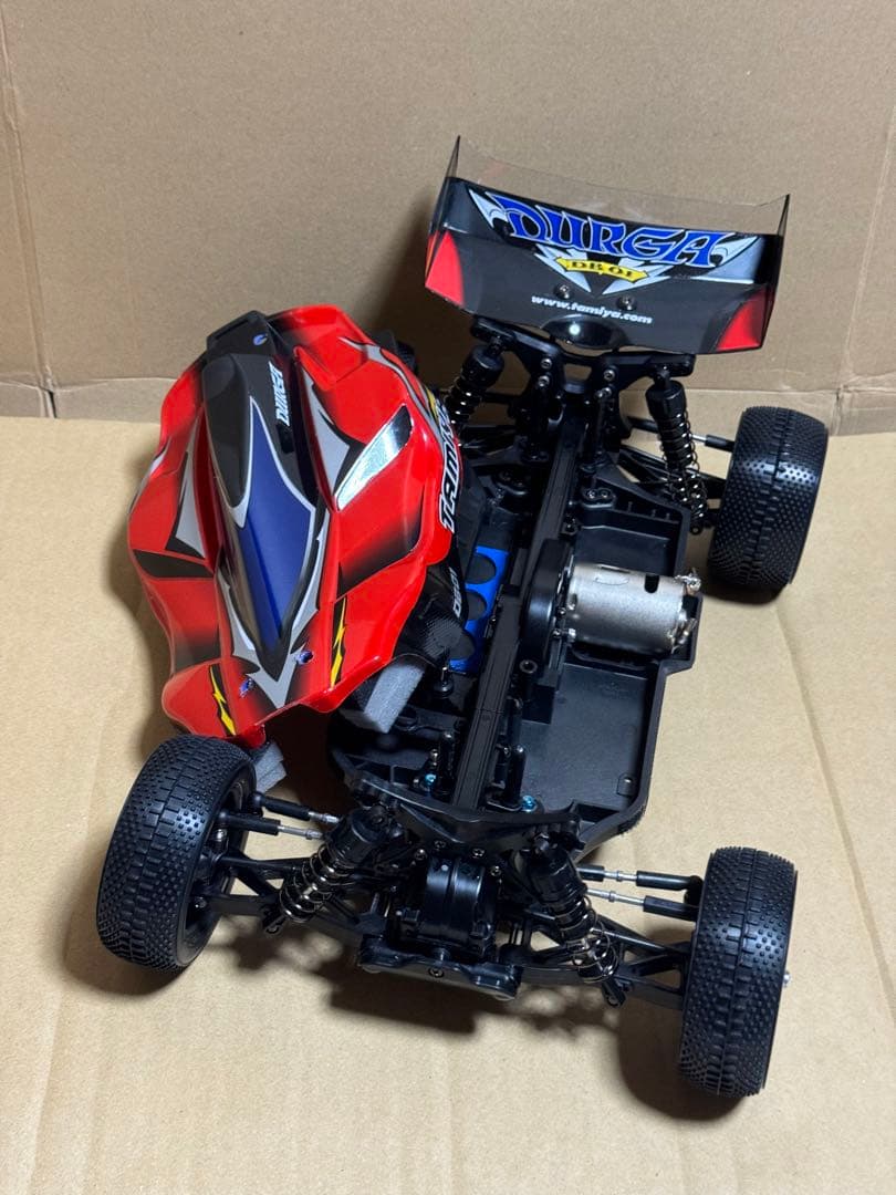新品出来立て！タミヤDB01ドゥルガ モーター・オプション少々装着車