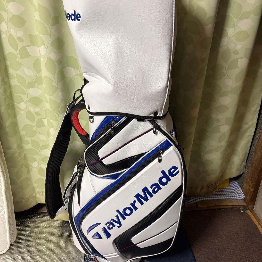 TaylorMade キャディバッグ ホワイト/ブラック/ブルー ゴルフ