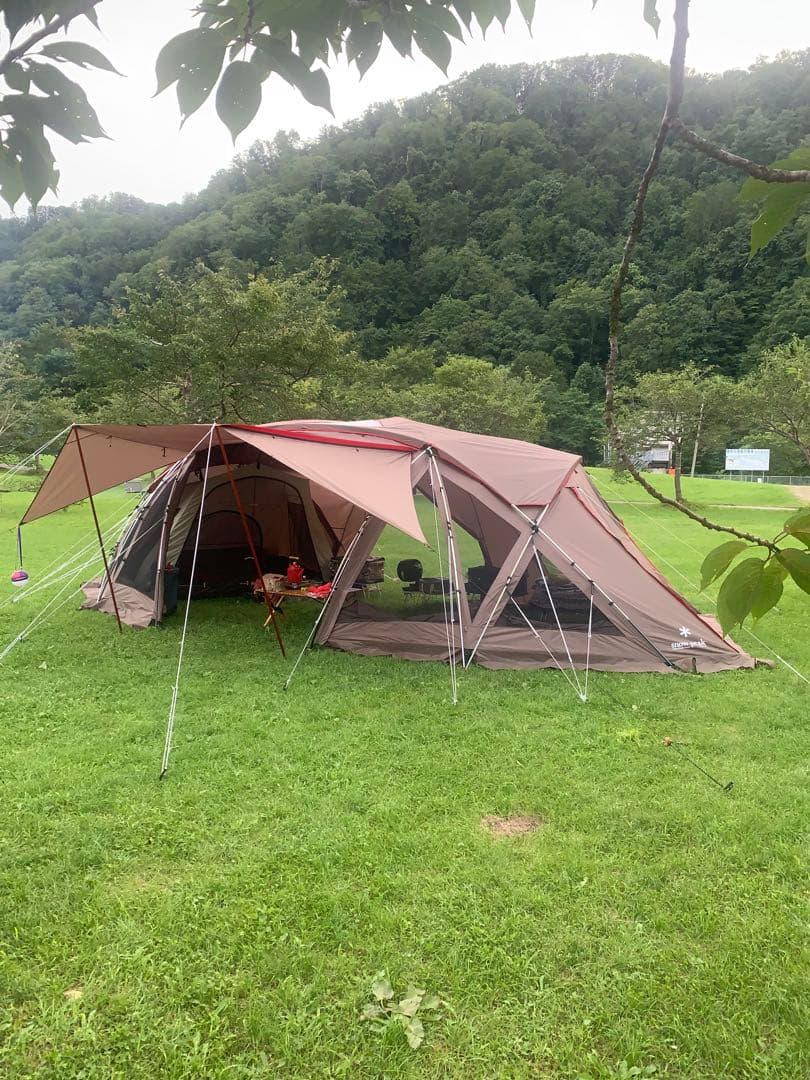 最終値下‼️①  Peek zekka スノーピーク ゼッカ TP-710 4/29〜】スノーピークから大型2ルームシェルター「ゼッカ」登場