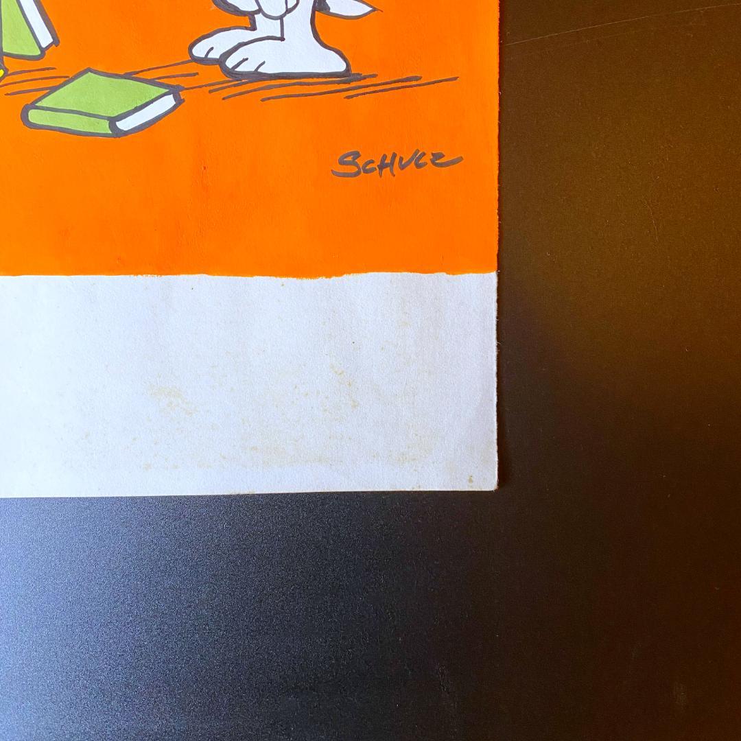 模写】一点限り！ チャールズ・M・シュルツ サイン入 ドローイング