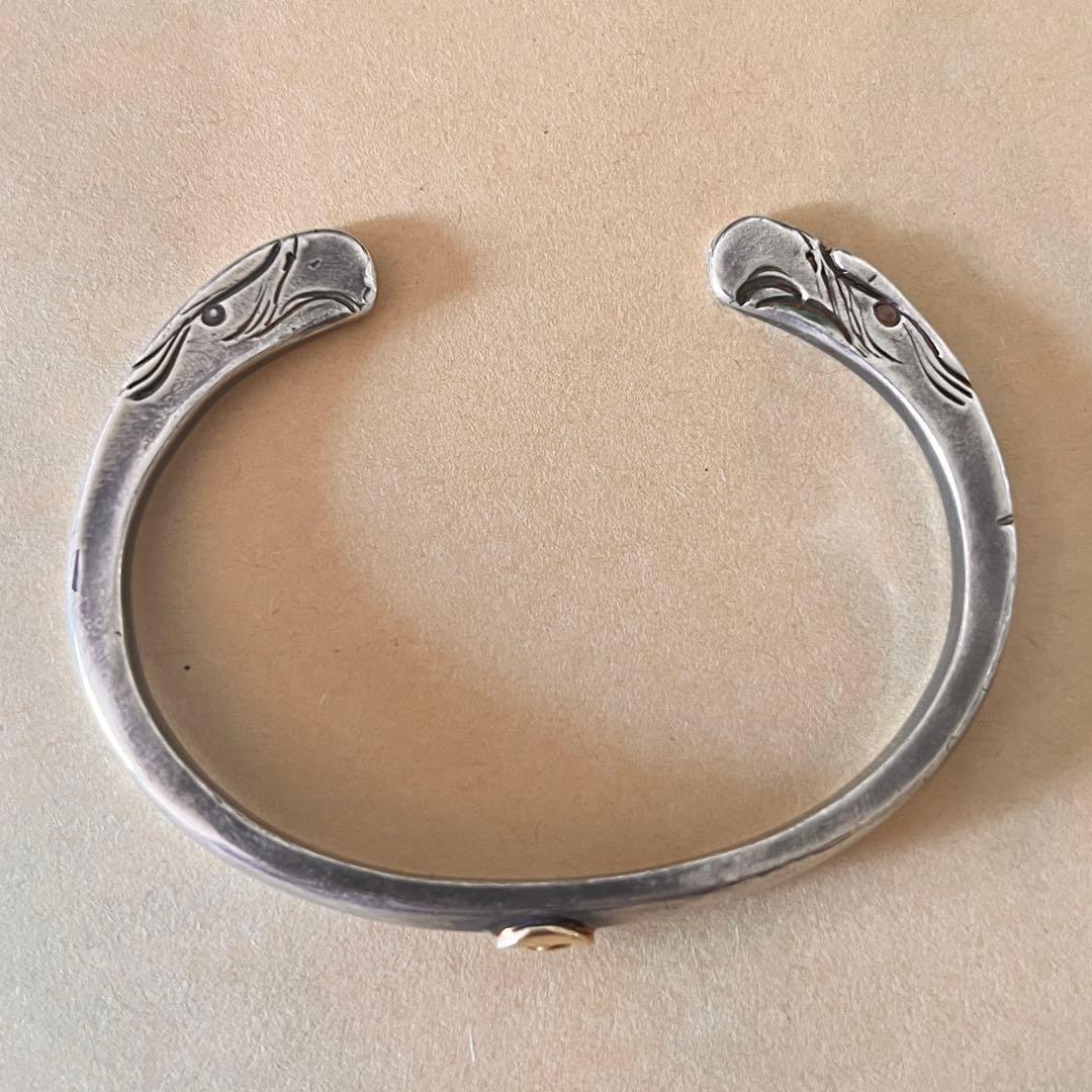 goro's 顔ブレス 顔バングル メタル ゴローズ 18k sv - メルカリ