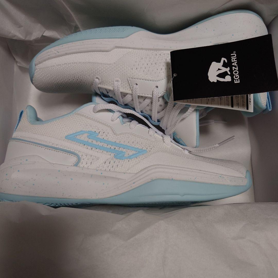 EGOZARU　エゴザル　RIKU1　　ホワイト✕ブルー　新品　26.5cm