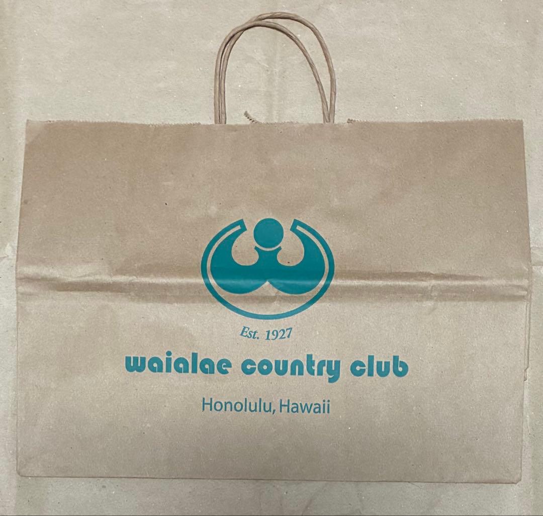 ワイアラエカントリークラブ サンバイザー タグ付き ソニーオープン