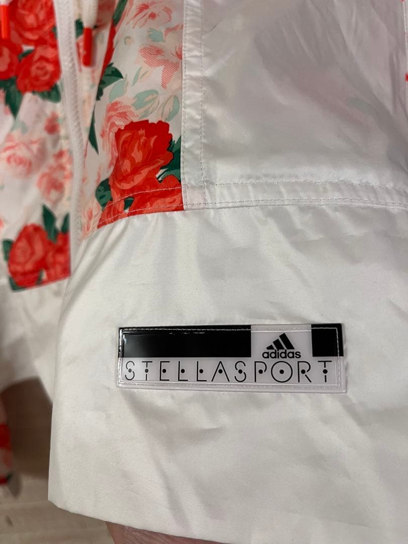 極美品 アディダス ステラマッカートニー ナイロンジャケット 花柄