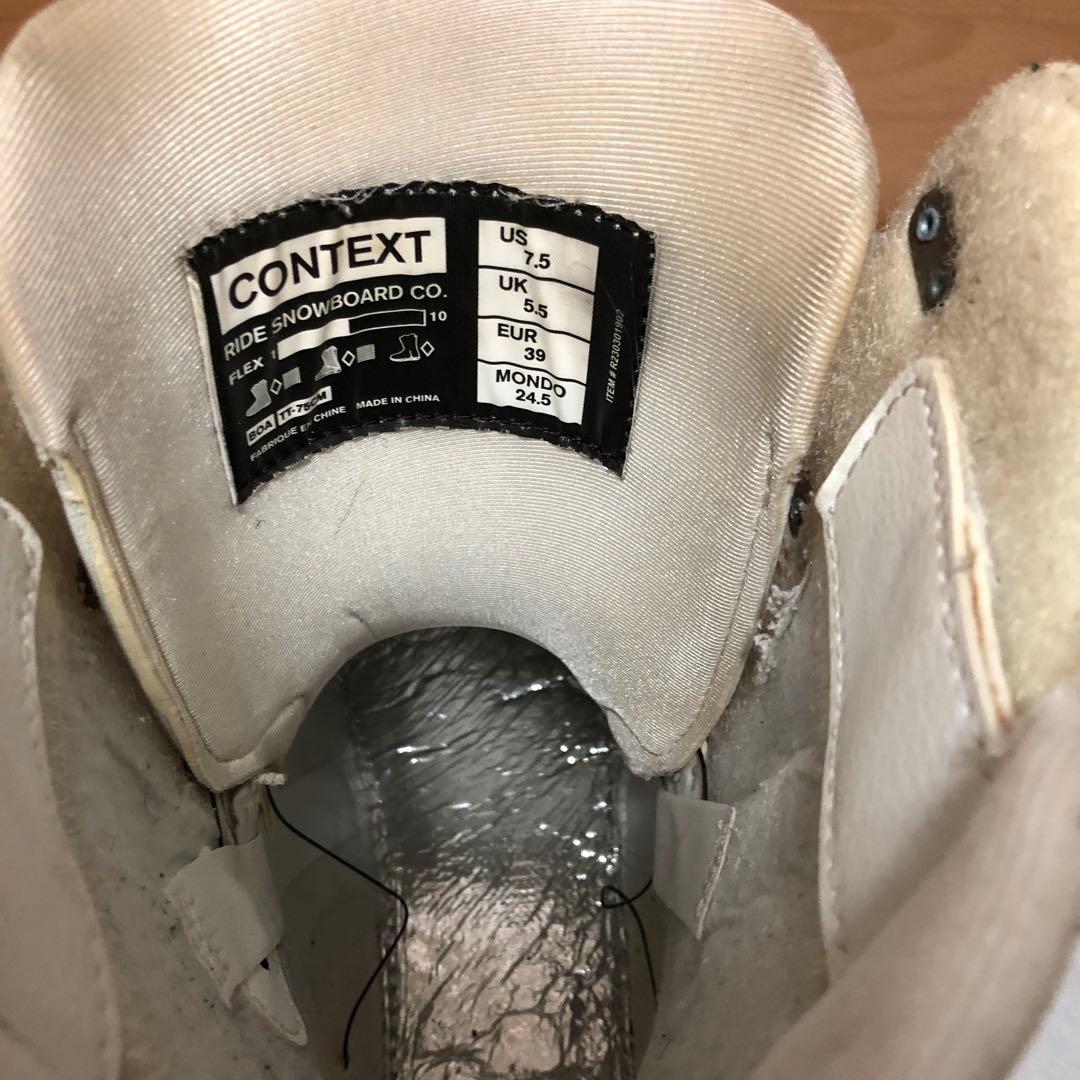 RIDE COTEXT スノーボードブーツ 24.5cm boa