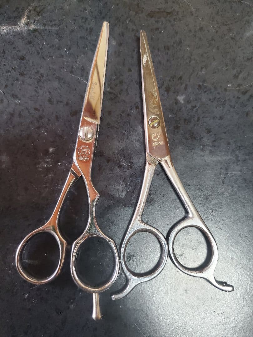 日本製 美容師現役シザー 2本セット 富士山 シザー 日本製 カットシザー セニングシザー 35目 セット 美容