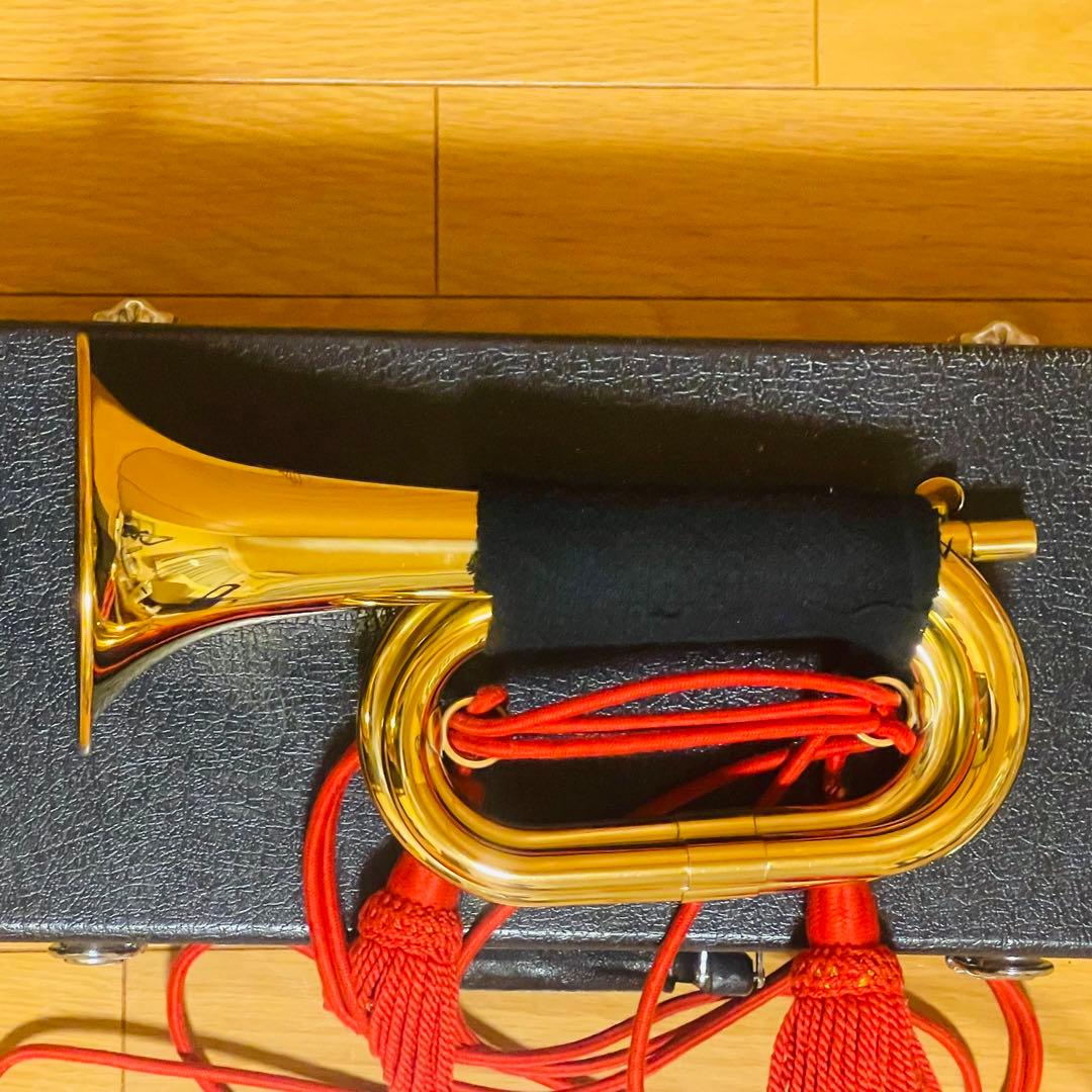 ヤマトYAMATO ラッパ 三ツ巻タイプ ハードケース付き 楽器・機材