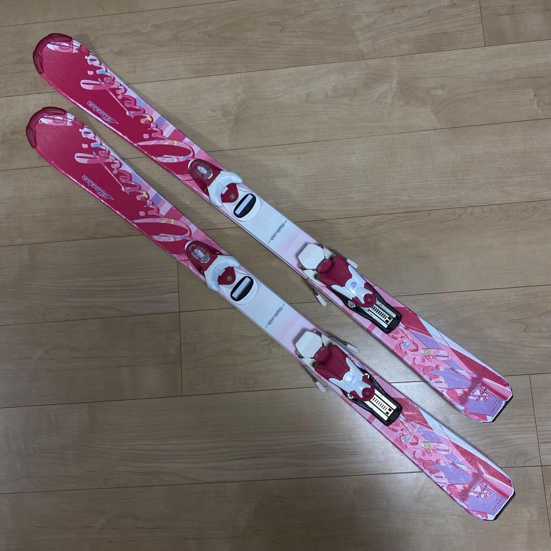 カザマ キッズスキーセット 板107㎝ ストック 90㎝ ブーツ 19㎝ 20