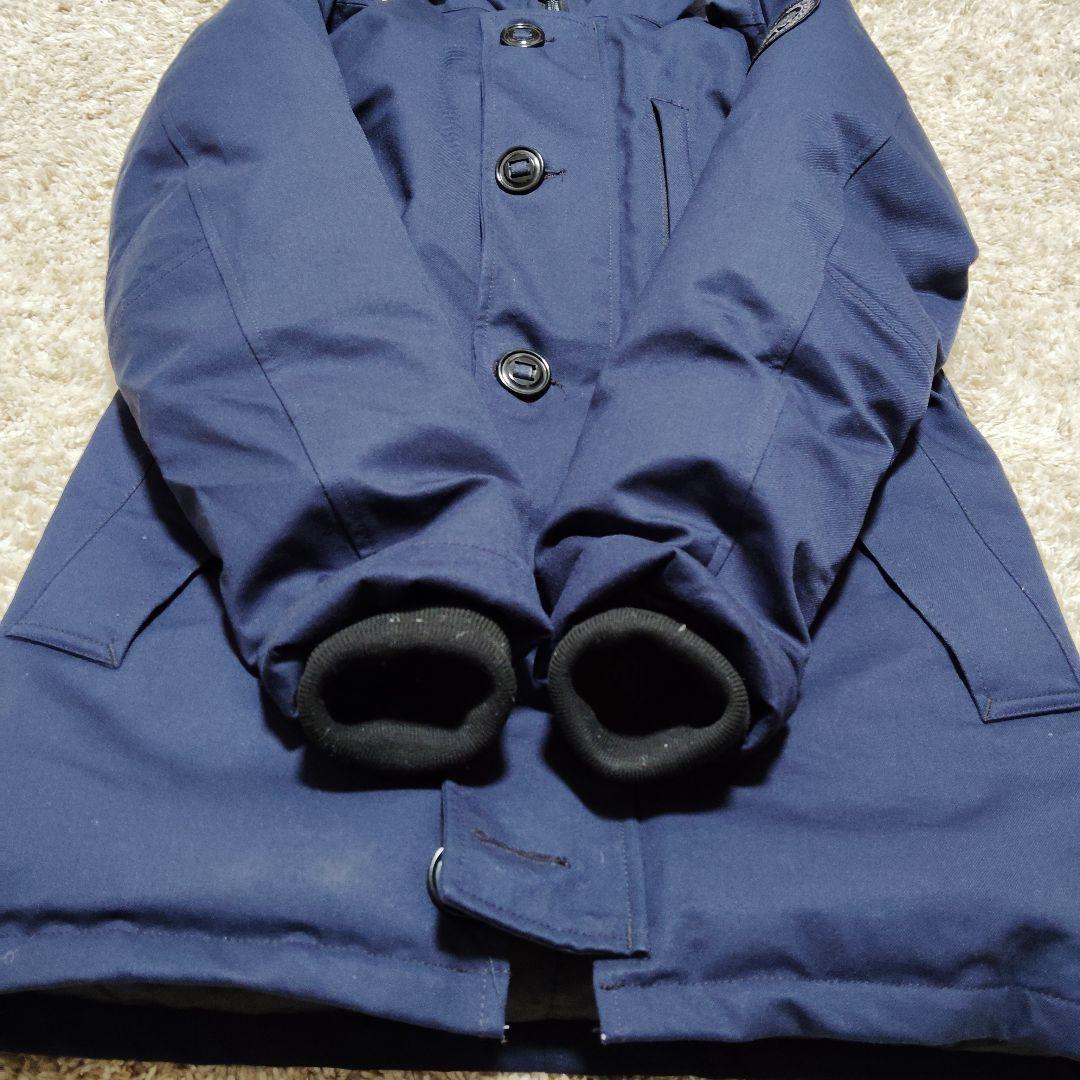 美品 カナダグース ブラックレーベル クレストン ダウン 紺 3