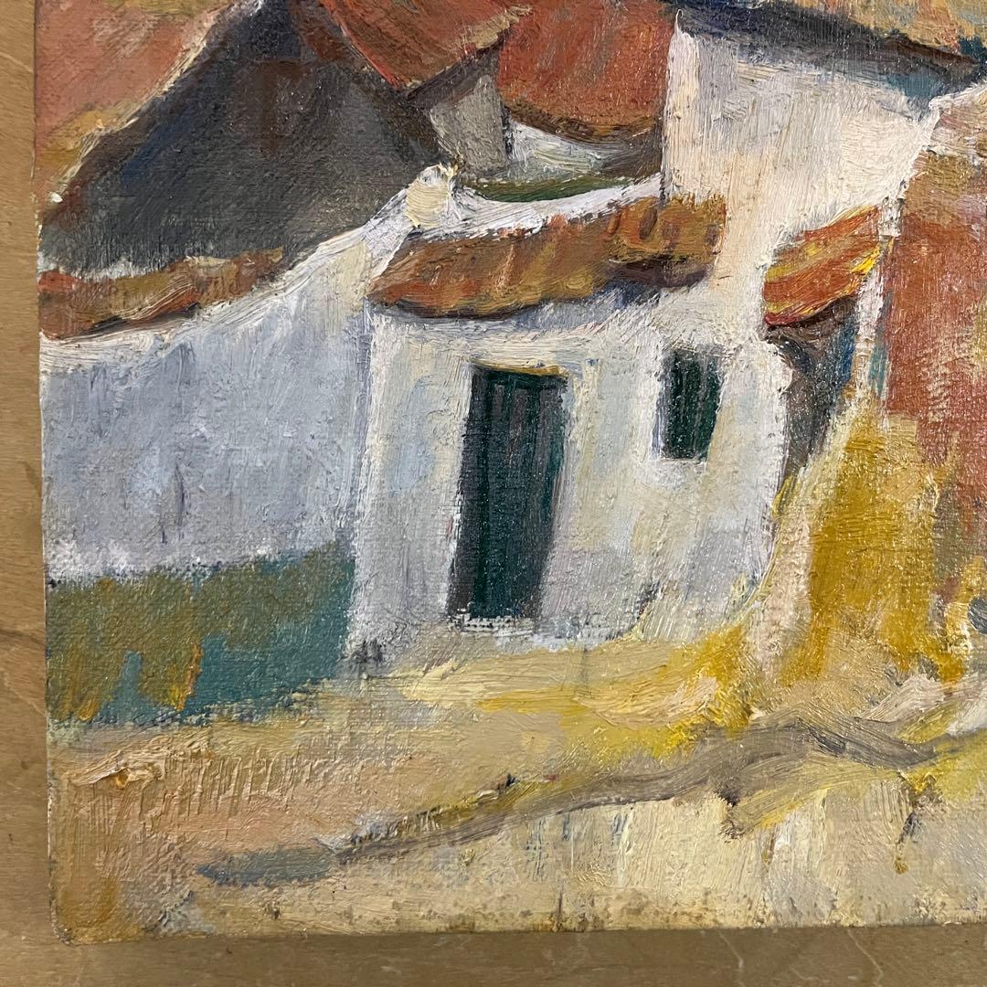 油彩画 陶山侃「カンポ・デ・クリプタナ」F4号 三軌会代表 広島県立