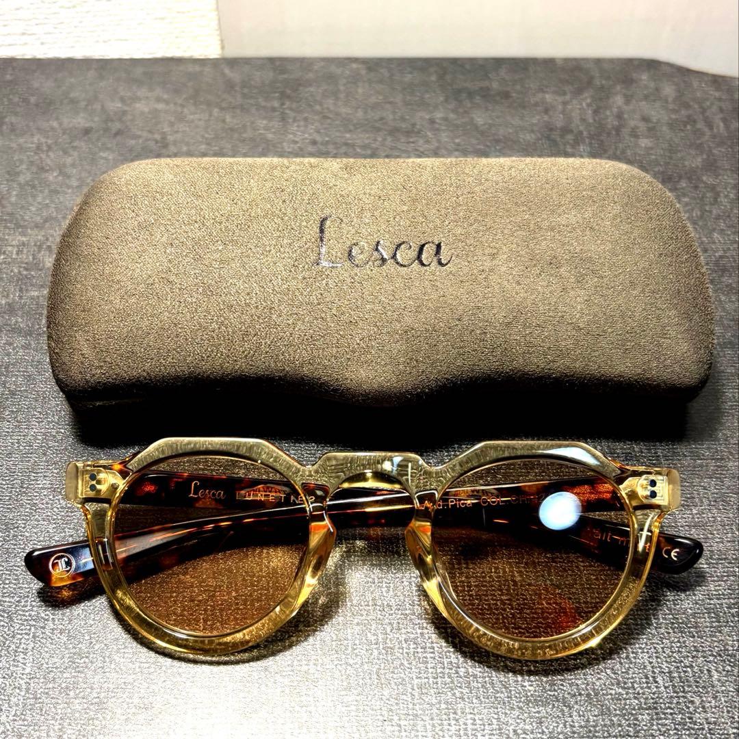 レスカ サングラス Pica（CH/424 ブラウンレンズ） Lesca Lunetier PICA CH/424 - メルカリ