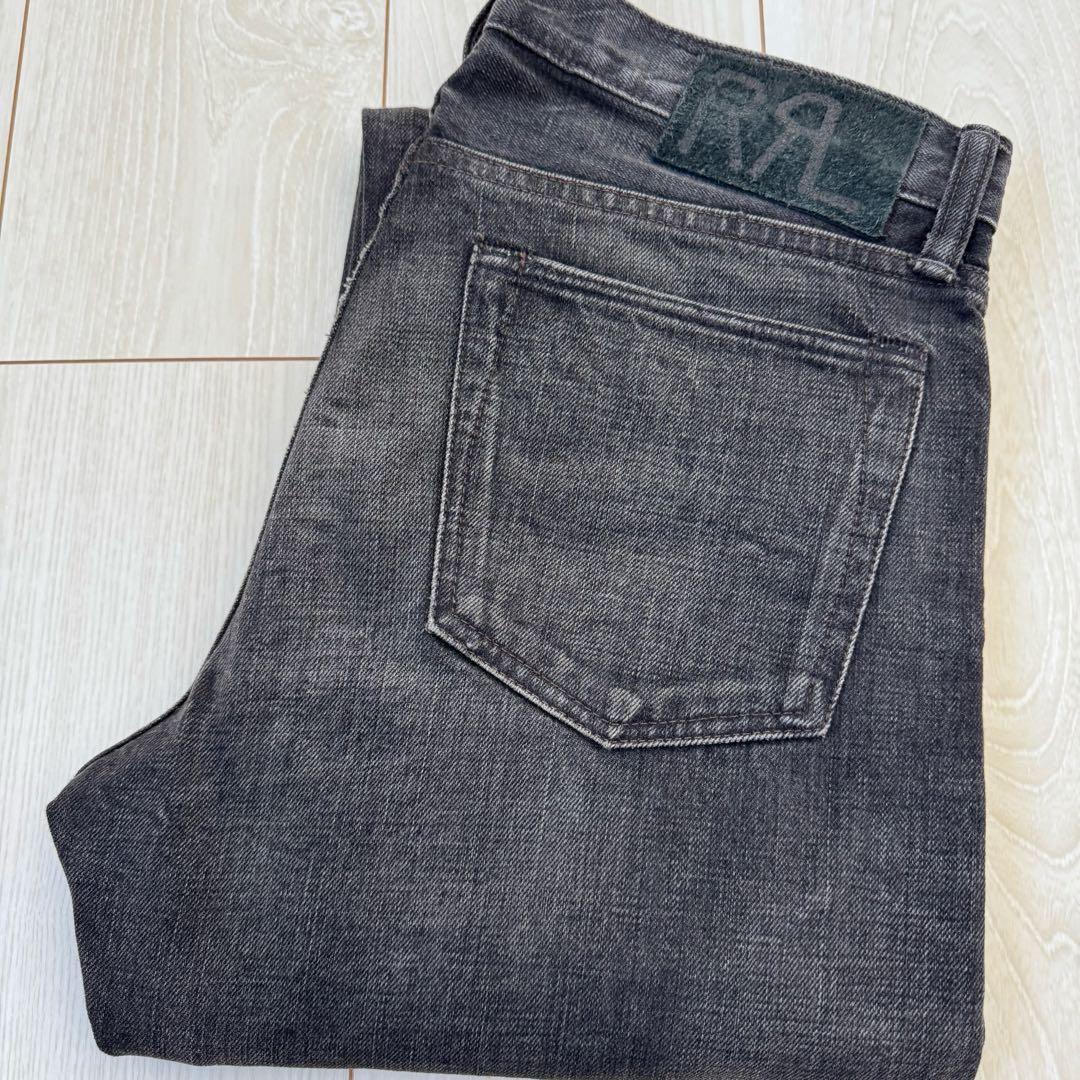 pocopenさま専用RRL 超希少ブラックデニム ヒゲ ハチノス アートピース POLAR SKATE CO. ( ポーラー ) デニムパンツ(セミバギーフィット) 93