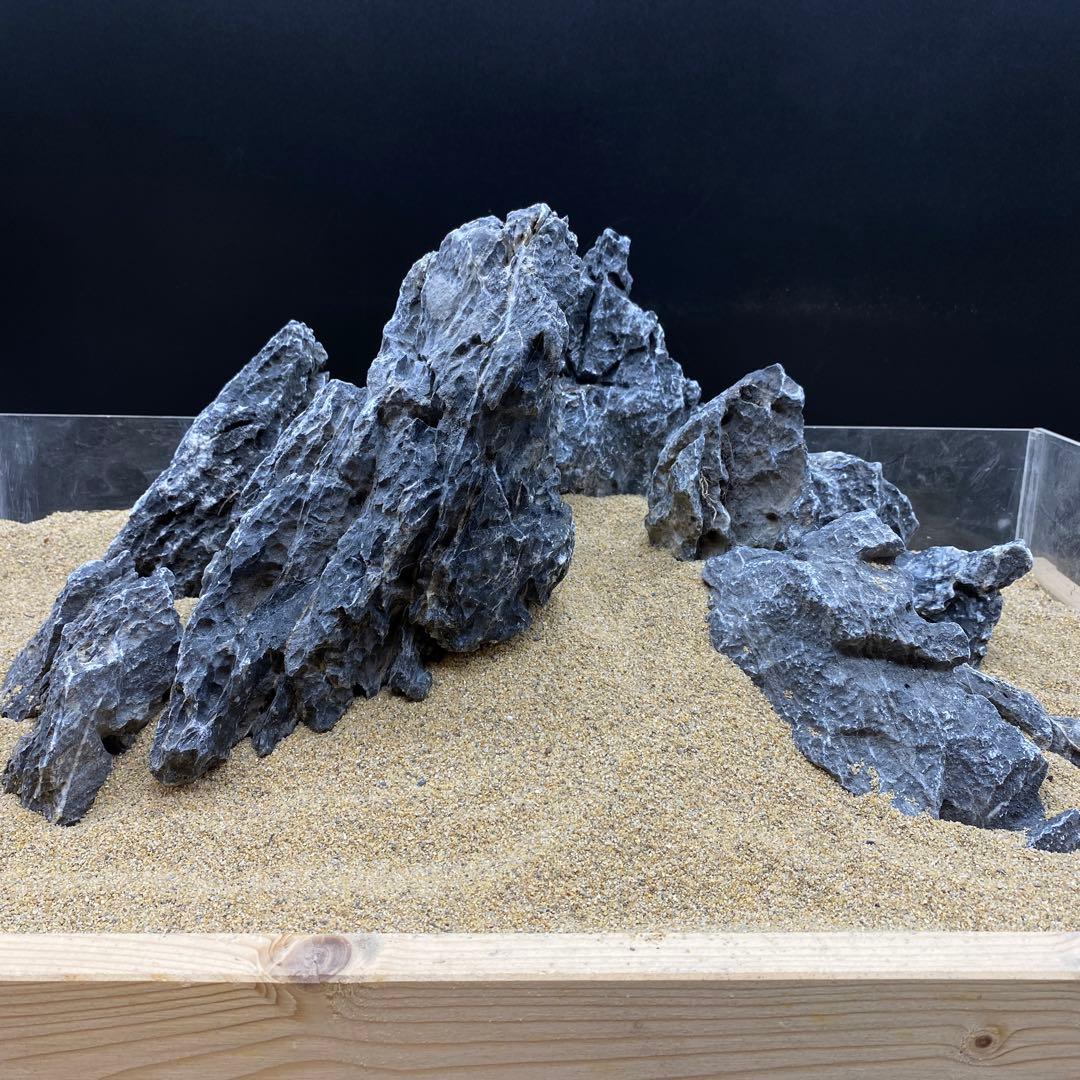 MSS-5358 青龍石レイアウトセット 酸処理済み龍王石 竜王石