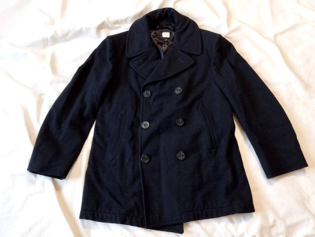 米軍実物 US NAVY ピーコート 米軍 ミリタリー ステンシル ４０S 米軍実物 US NAVY ピーコート 米軍 ミリタリー ステンシル 40S