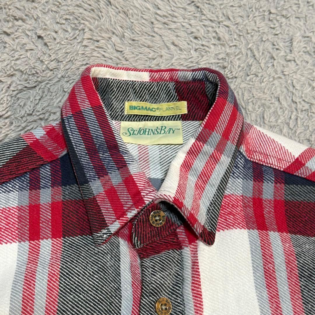 80s ST. JOHN'S BAY ×BIG MAC ポルトガル ネルシャツ - メルカリ