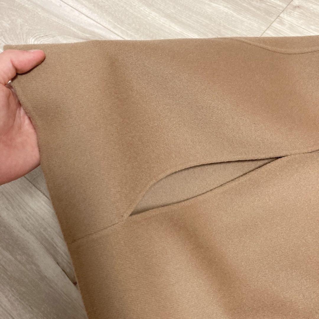 MaxMara ヘレーネ ピュアウール ダブルフェイス ケープ Sサイズ - メルカリ