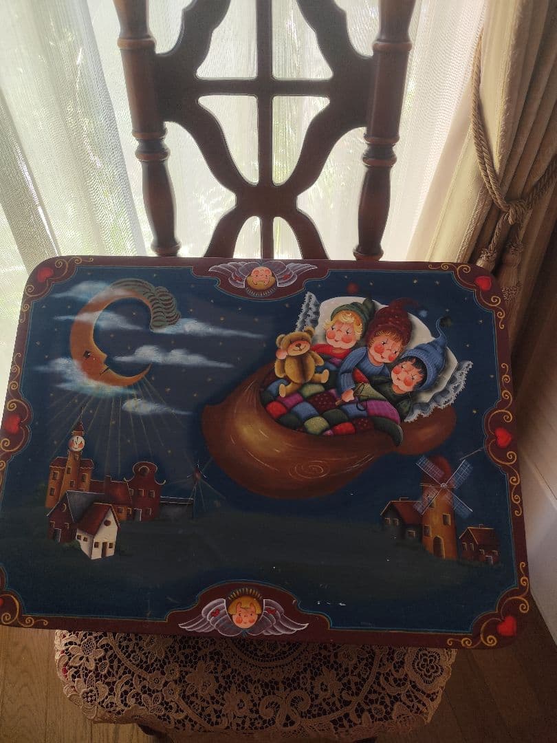 籐製 ボックス トールペイント バスケット 籠