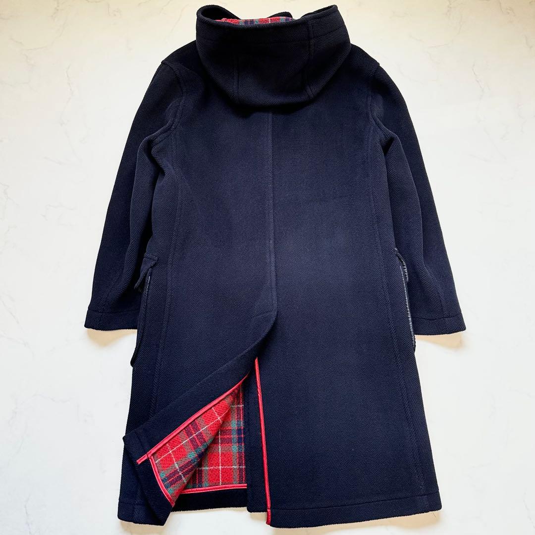 XL相当 Moorbrook◎バラクータ ダッフルコート ウール 肉厚 濃紺42