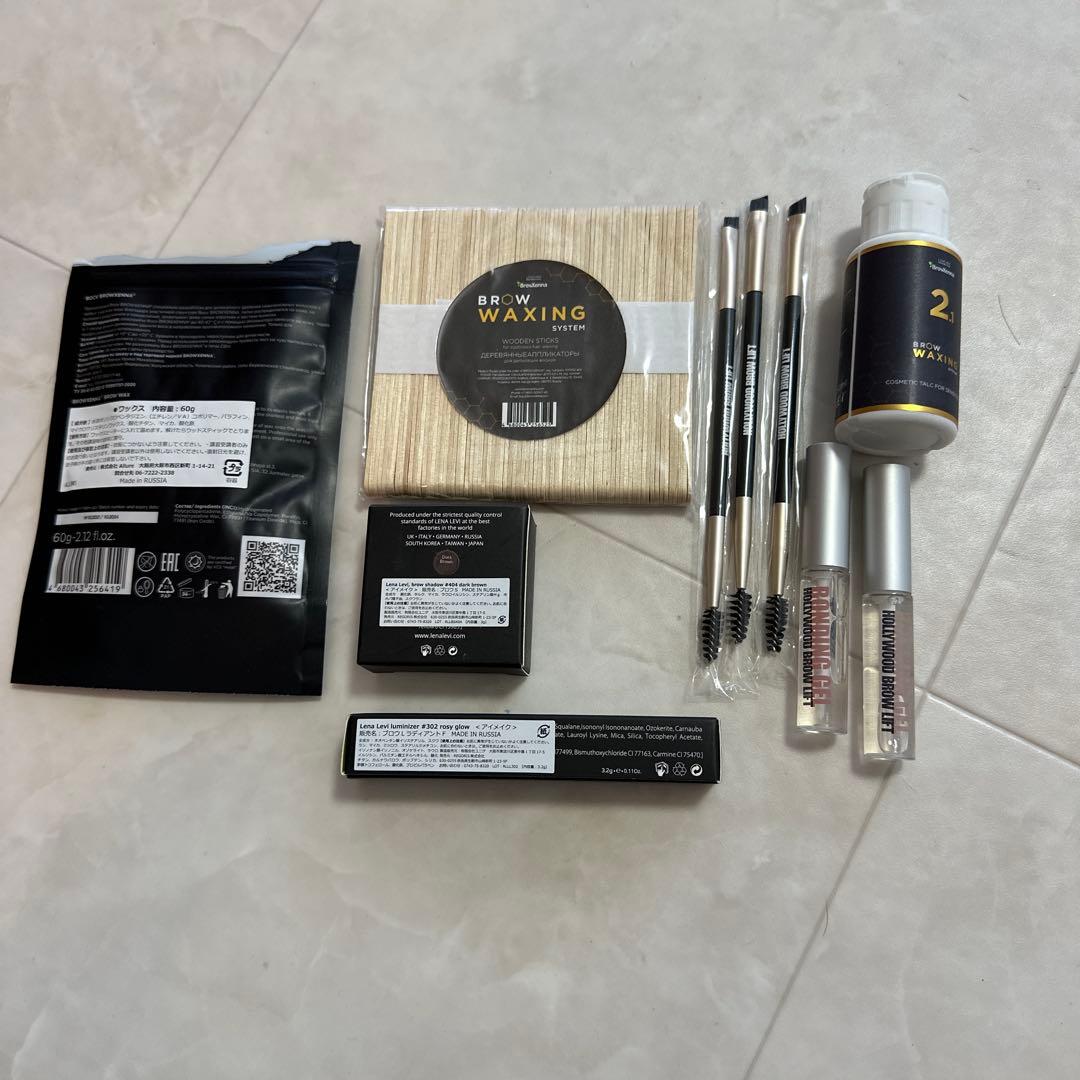 BrowXenna アイブロウワックスセット HBL ハリウッドブロウリフト 最新！次世代アイブロウ（眉毛）≪HOLLYWOOD BLOW LIFT/ハリウッド