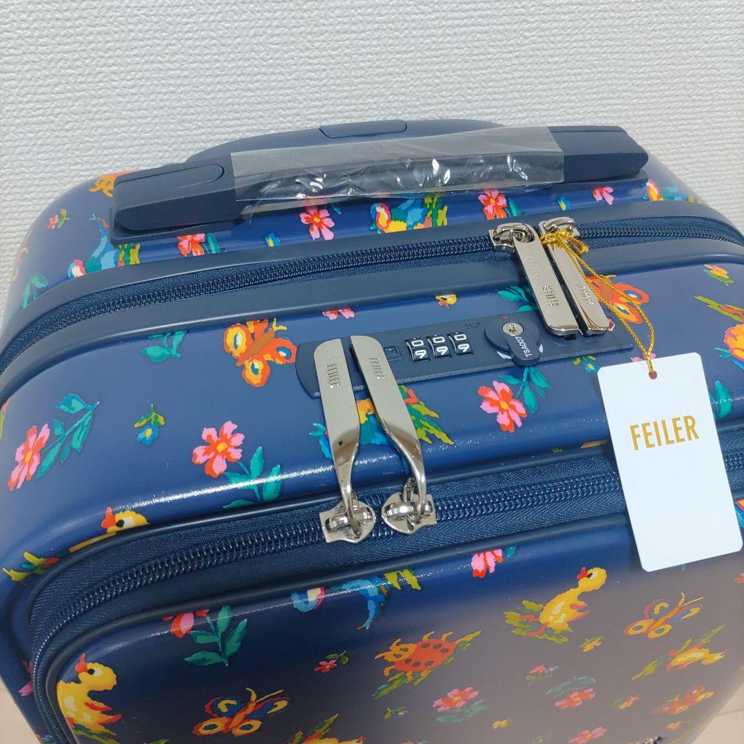 新品未使用 フェイラー FEILER ハイジ トローリーバッグ ネイビー