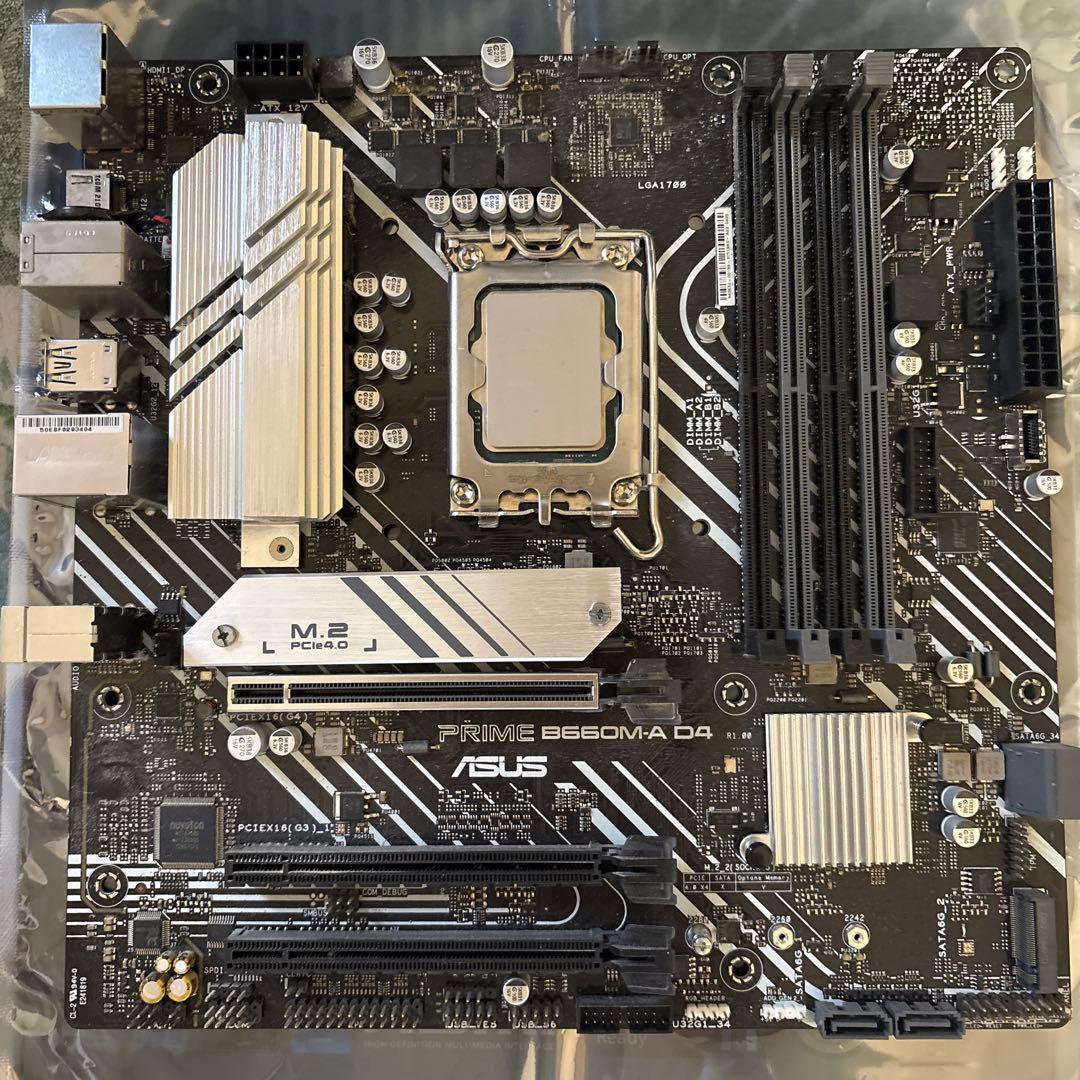 intel i7 12700kf ASUS B660M-A D4 セット intel i7 12700kf ASUS B660M-A D4 セット ASUS B660M-A D4 ＆ INTEL