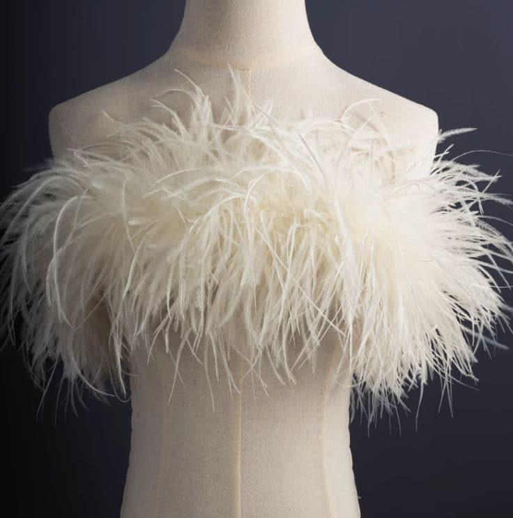 まるまこ 新色オーストリッチフロート 羽根 ボリューム オーダーメイド