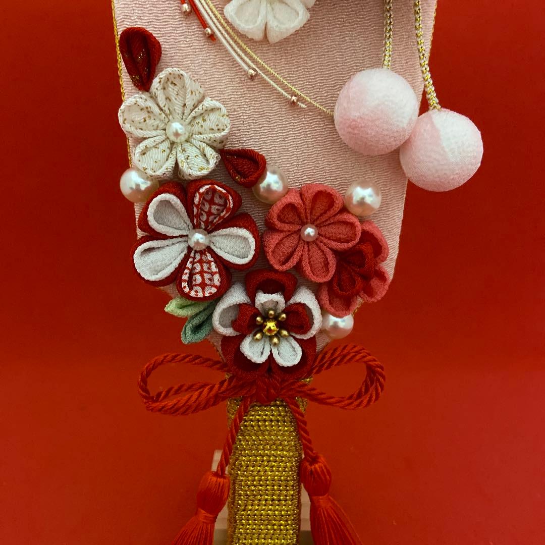 台付 羽子板 お正月飾り つまみ細工 鞠 つるし飾り 和玉 ちりめん