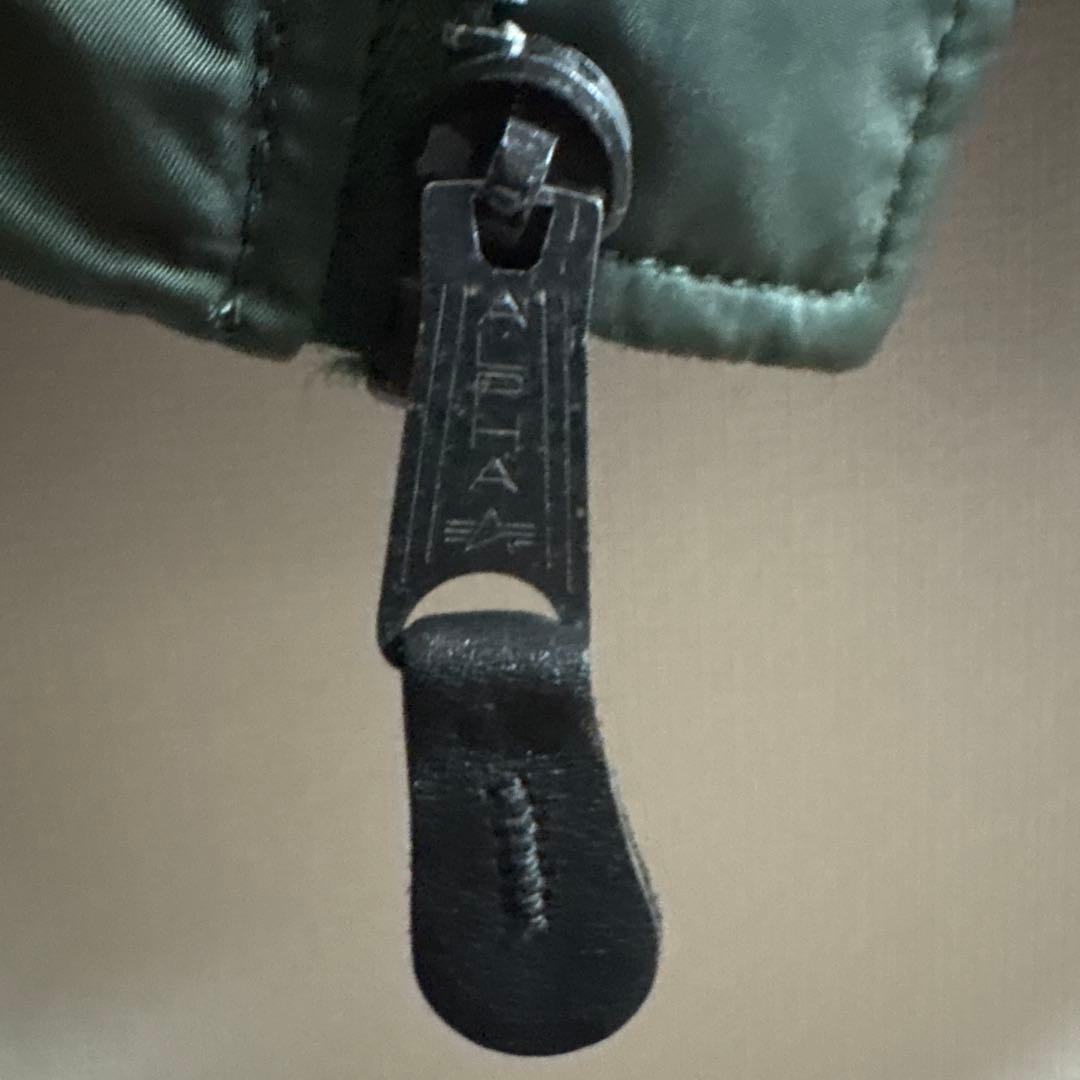 希少 90s usa製 ALPHA ma1 グランドクルー セージグリーン L - メルカリ