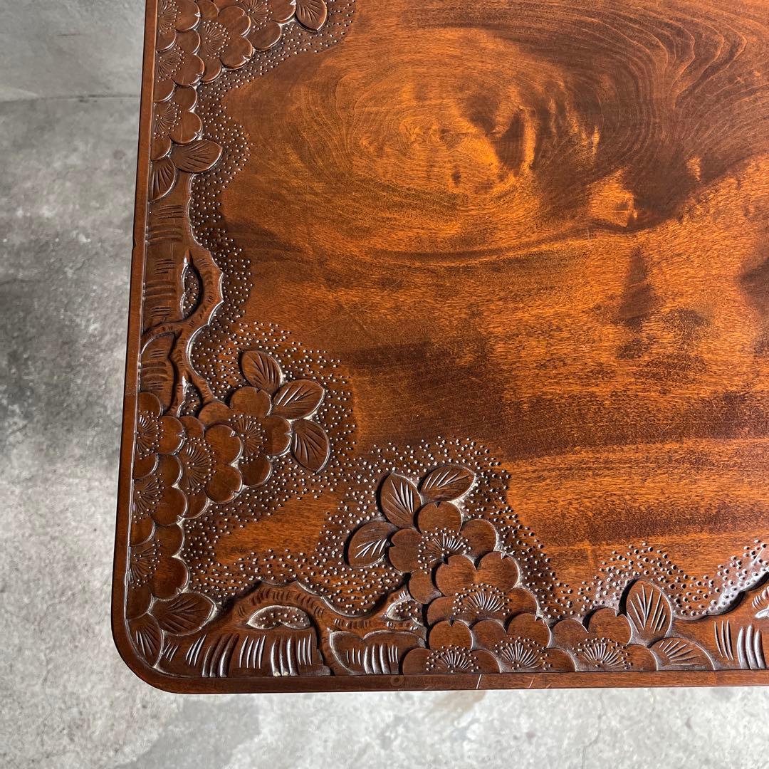 軽井沢彫　センターテーブル 軽井沢彫り ローテーブル（座卓、センターテーブル）｜ブランド家具を