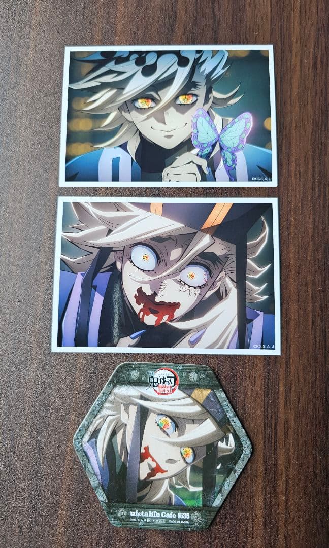 鬼滅の刃 Ufotable cafe 童磨 ブロマイド コースター - メルカリ