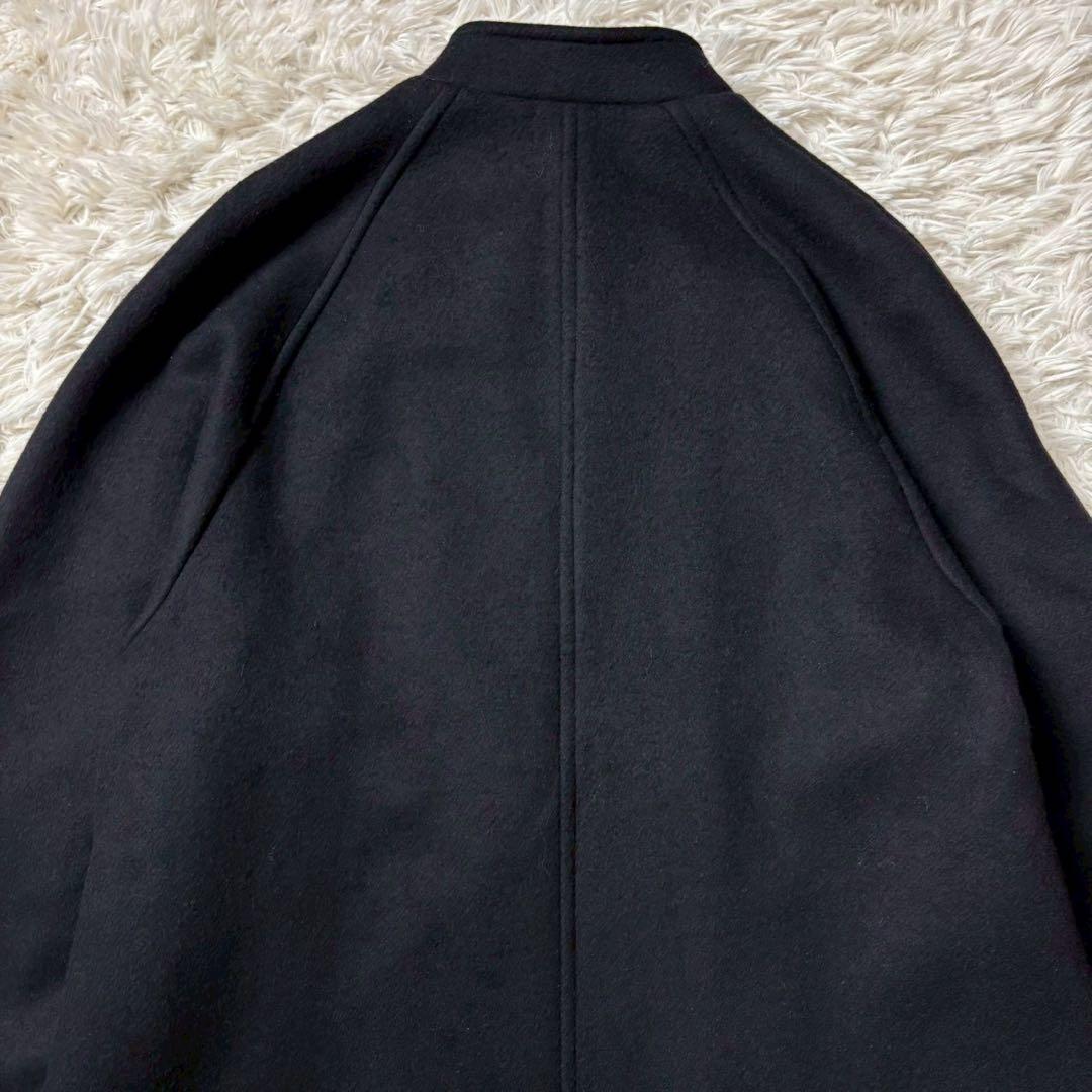 美品】Liyoca リヨカ ビーバーバンドカラーコート - メルカリ