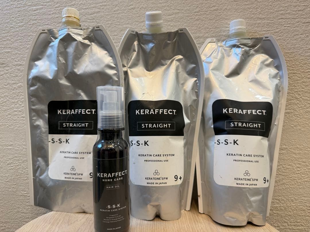 KERAAFFECT S-S-K ストレート+オイルセット KERAFFECT ケラフェクト オイル 150ml – DD