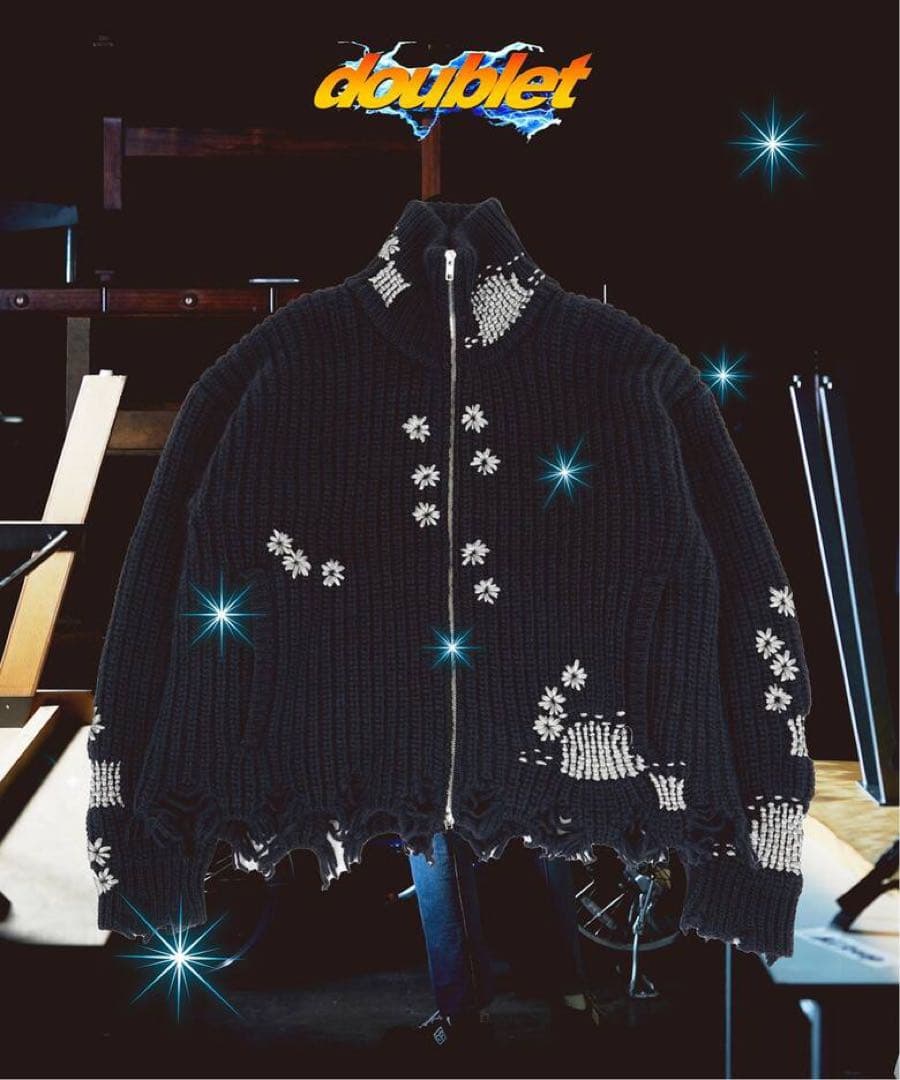 doublet 24aw WISM別注 ドライバーズニット - メルカリ