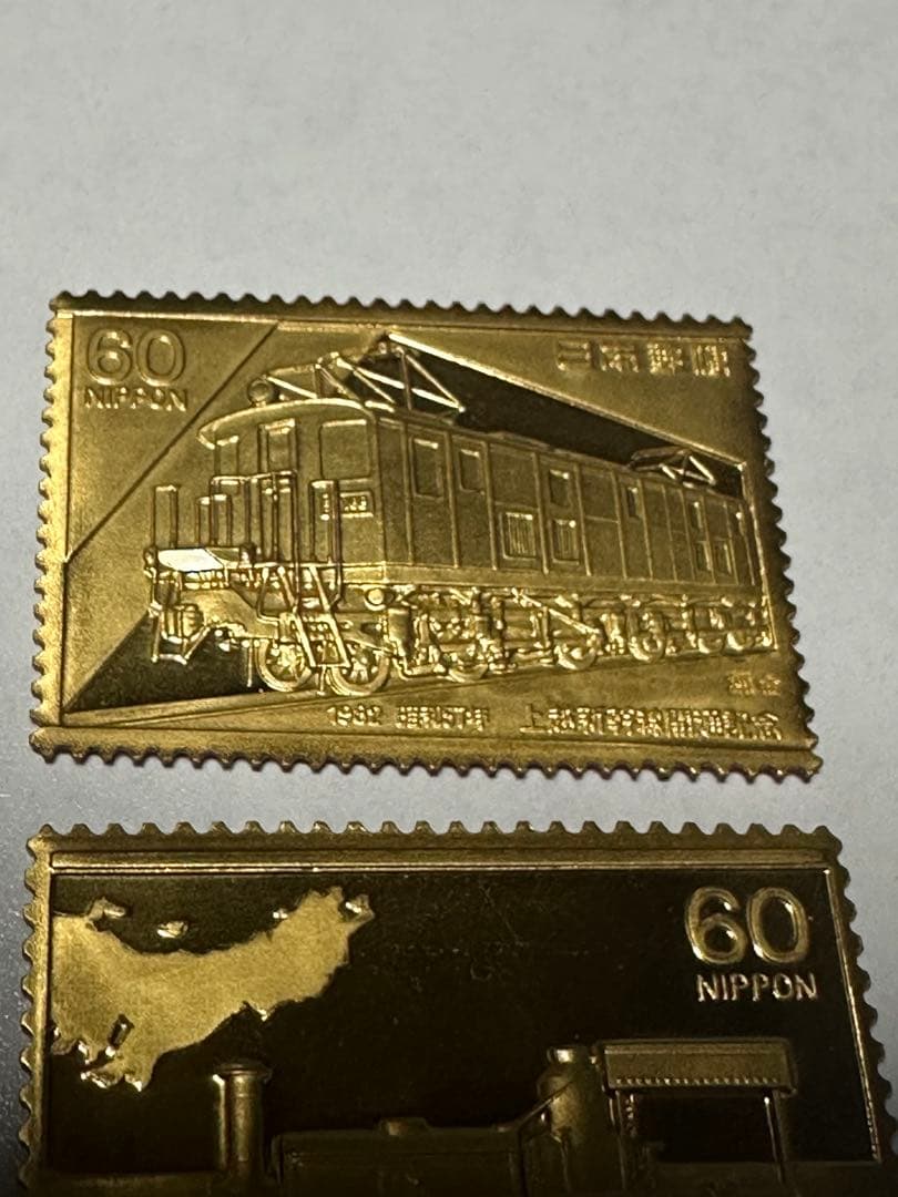 希少　松本徽章工業　純金刻印　純金/純銅　5.87g 純度保証　2枚セット