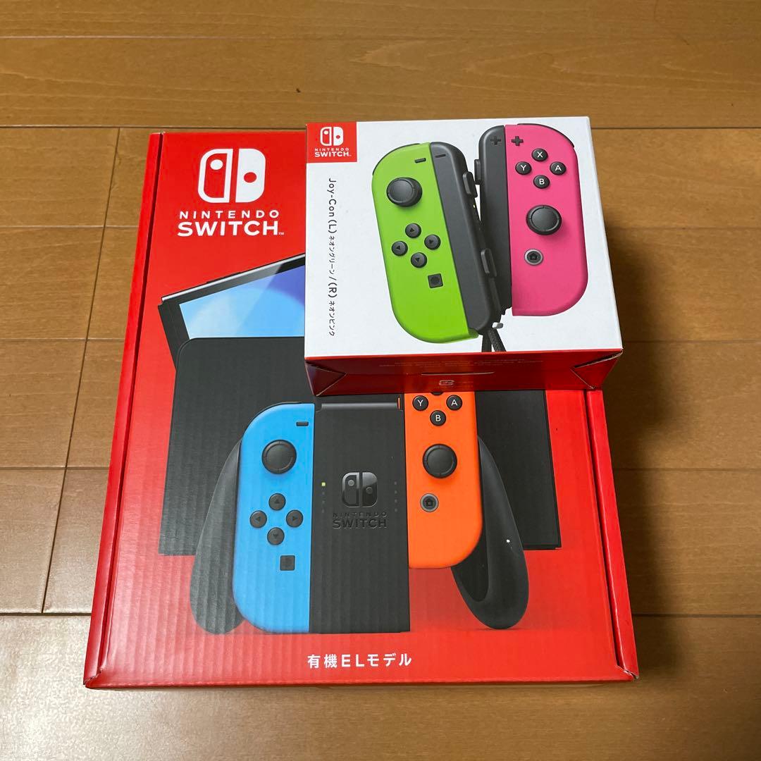 【新品未開封】Nintendo Switch 有機ELモデル　+ジョイコンセット 新品【年始セール】【送料無料】【北海道・沖縄を除く】 新品 Nintendo