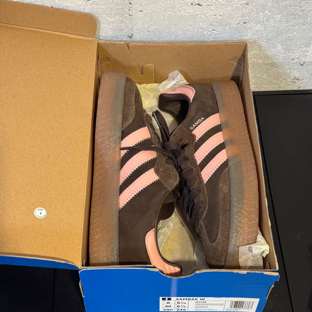 未使用品 adidas SAMBAE ダークブラウン 25.0cm