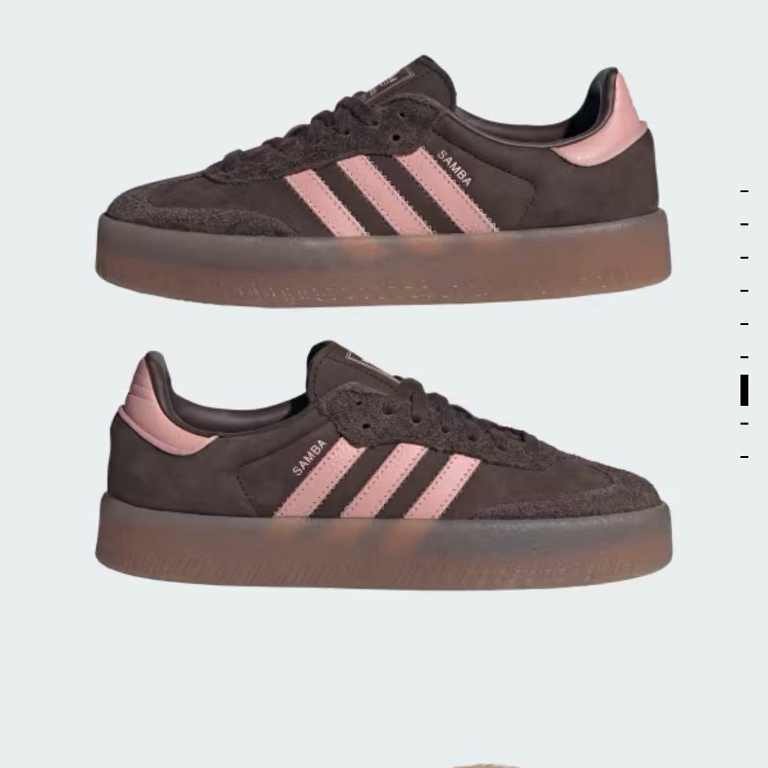 未使用品 adidas SAMBAE ダークブラウン 25.0cm