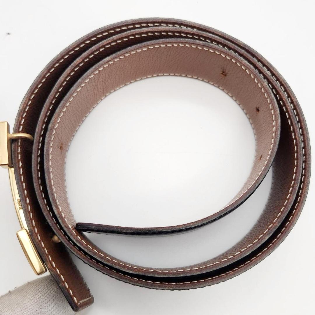 エルメス リバーシブルベルト《コンスタンス》85 H金具 メンズ レディース