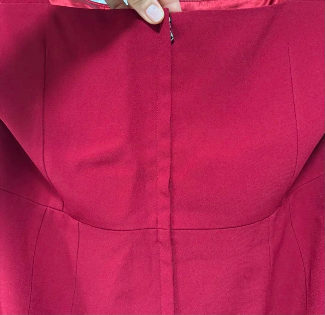 DOLCE & GABBANA 赤 ミニドレス 50-52 IT - メルカリ