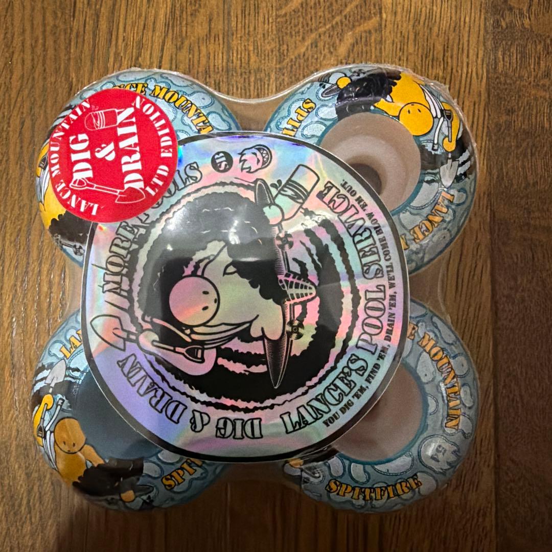 スケートボード Vintage spitfire Lance Mountain & SF WHL スケートボード Vintage spitfire Lance Mountain & SF WHL Happy