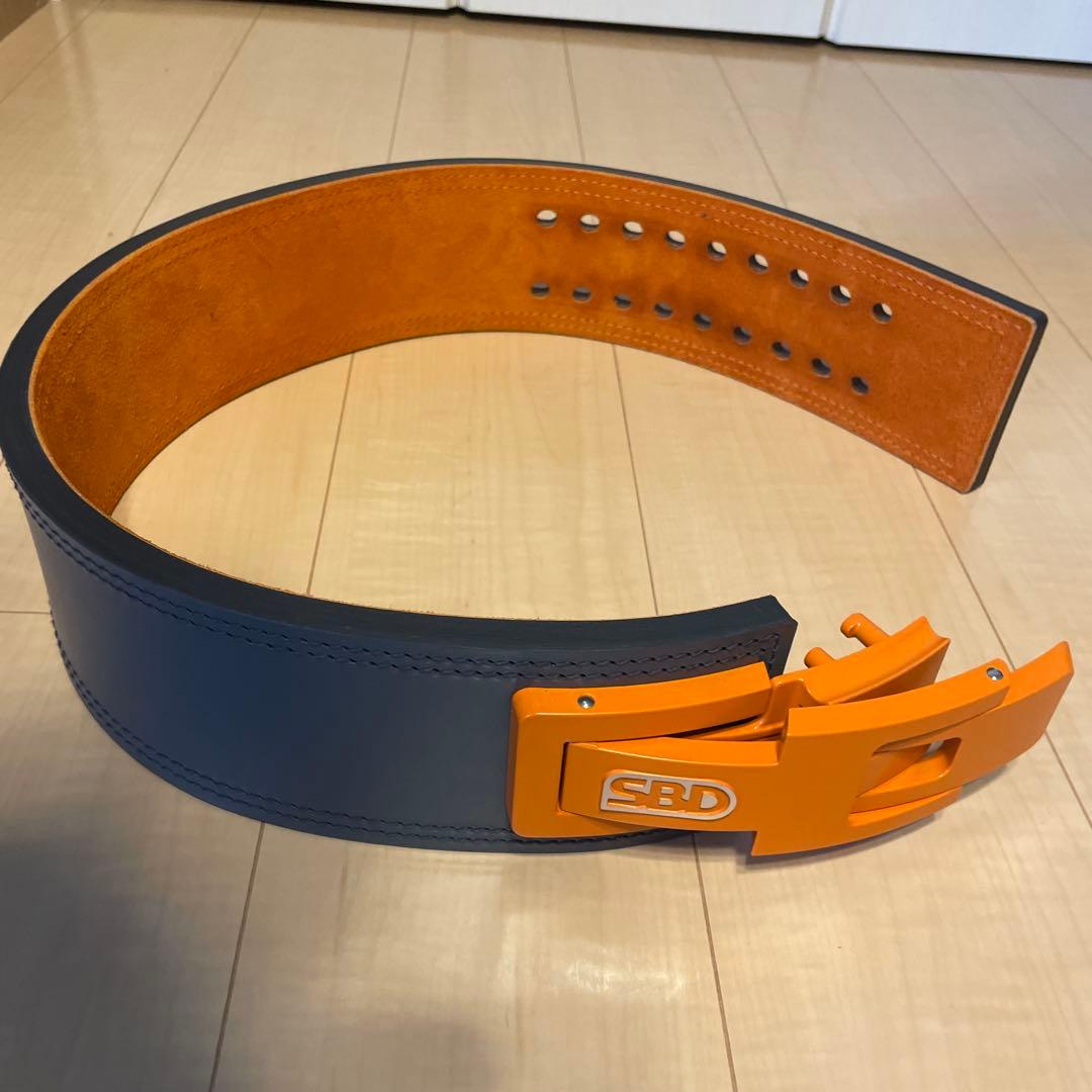 SBD パワーリフティングベルト 13mm Mオレンジ - メルカリ