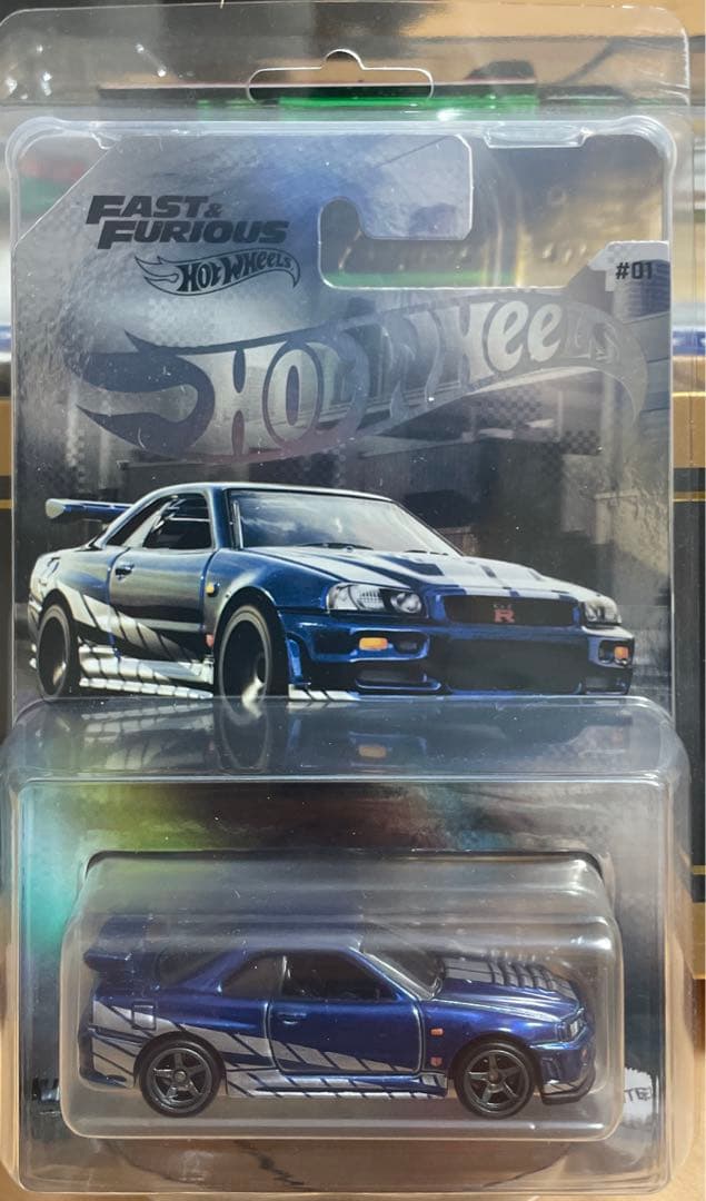 ホットウィール NFT ワイルドスピード ニッサン スカイライン GT-R 34 Hot Wheels NFTGarage Nissan Skyline R34 FAST & FURIOUS IN HAND