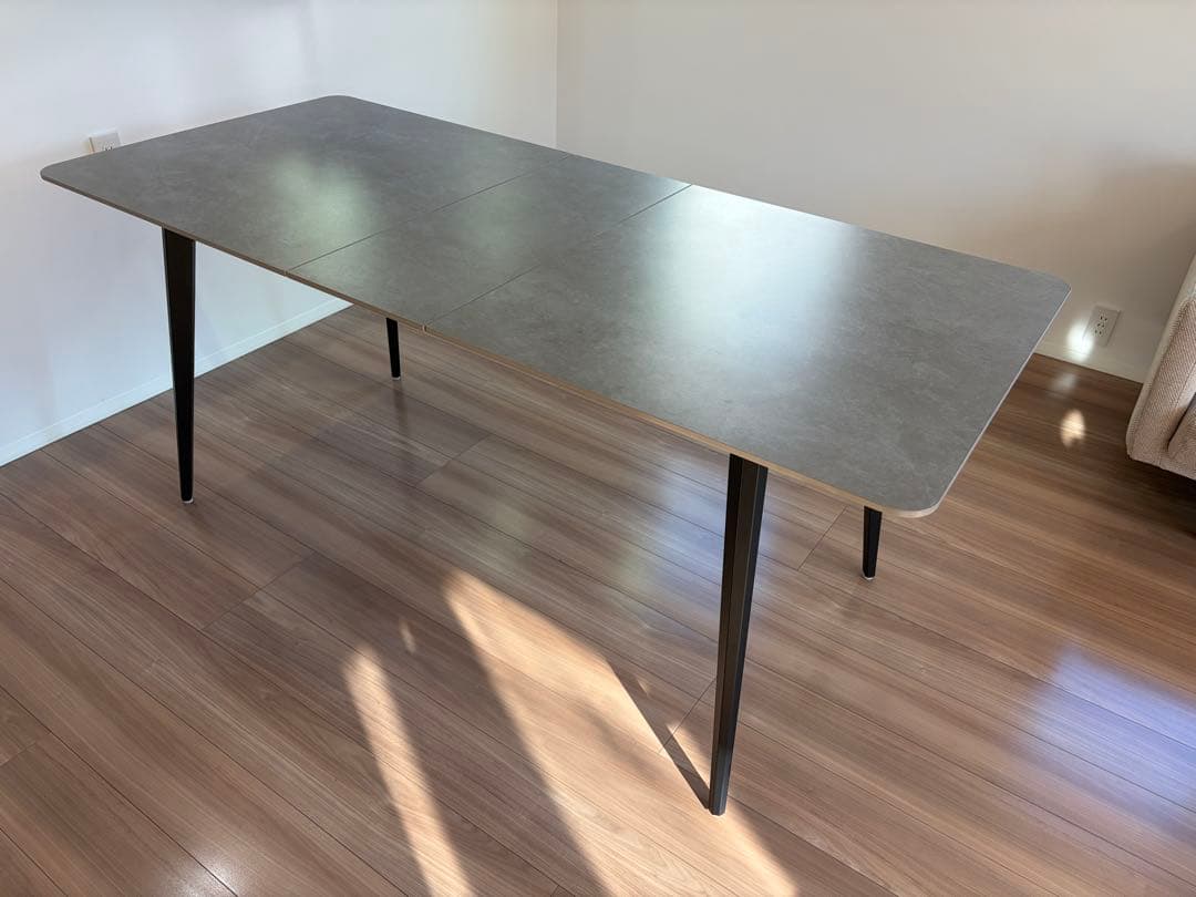 【元値約20万円】セラミック　伸縮式ダイニングテーブル 楽天市場】セラミック 伸長式 ダイニングテーブル 120 150