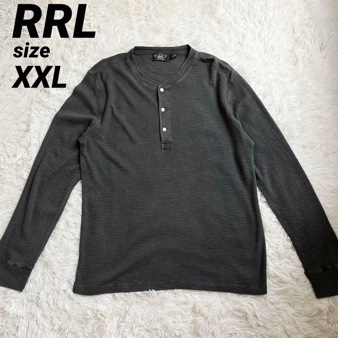 キムタク着用モデル】ダブルアールエル ヘンリーネック 長袖カットソー