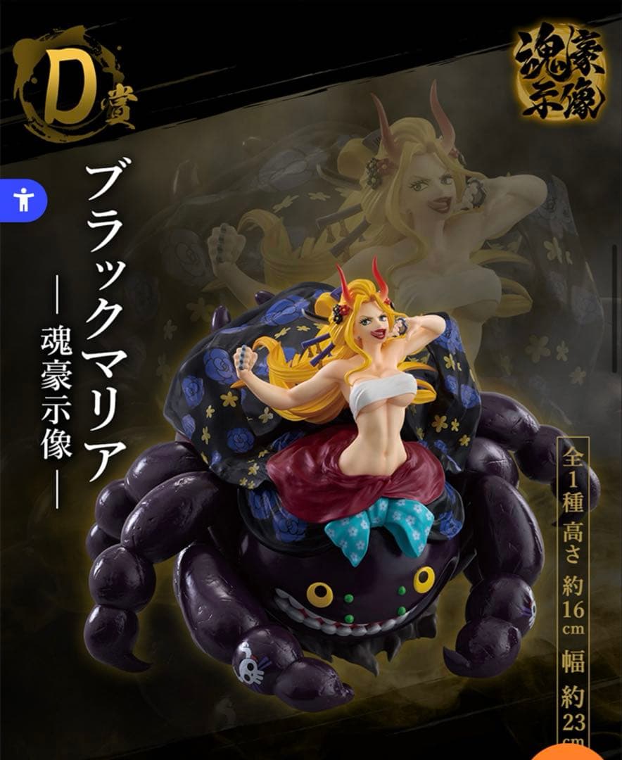 一番くじ ワンピース EX 悪魔を宿す者達 vol.3 ブラックマリア D賞