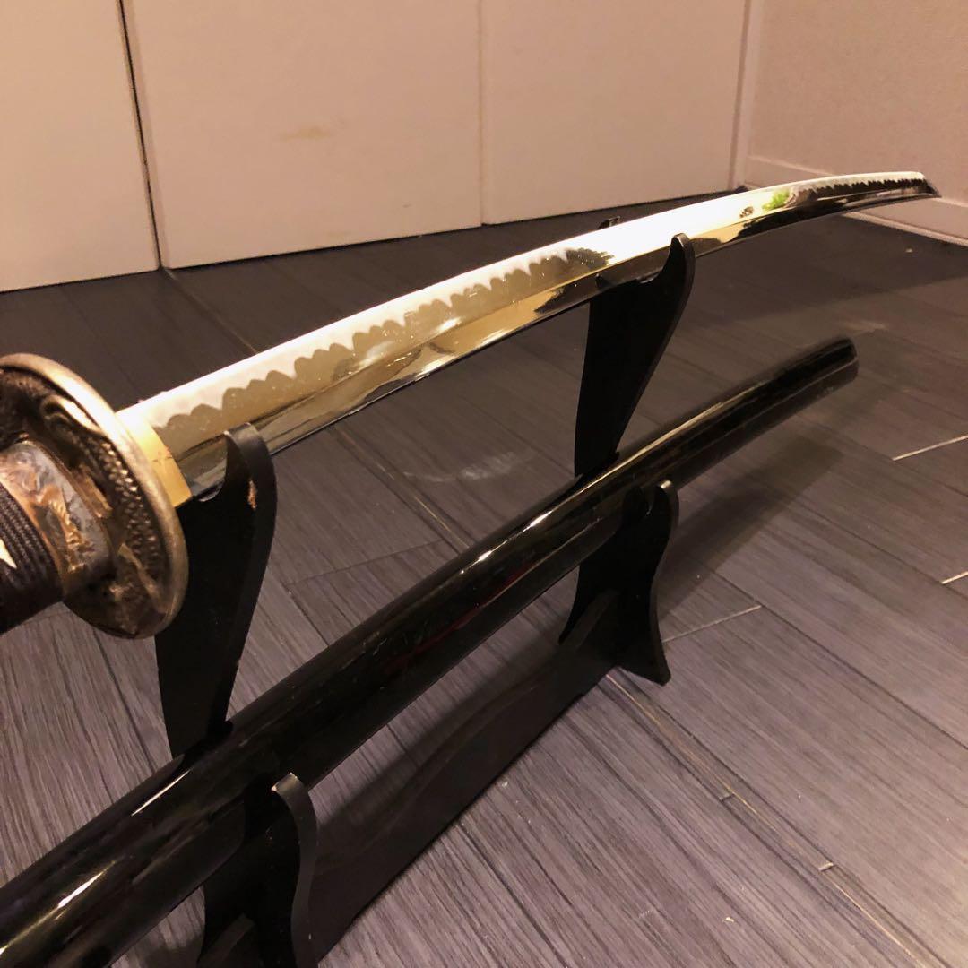 高級模造刀 黒拵え 居合刀 太刀 本格模造刀