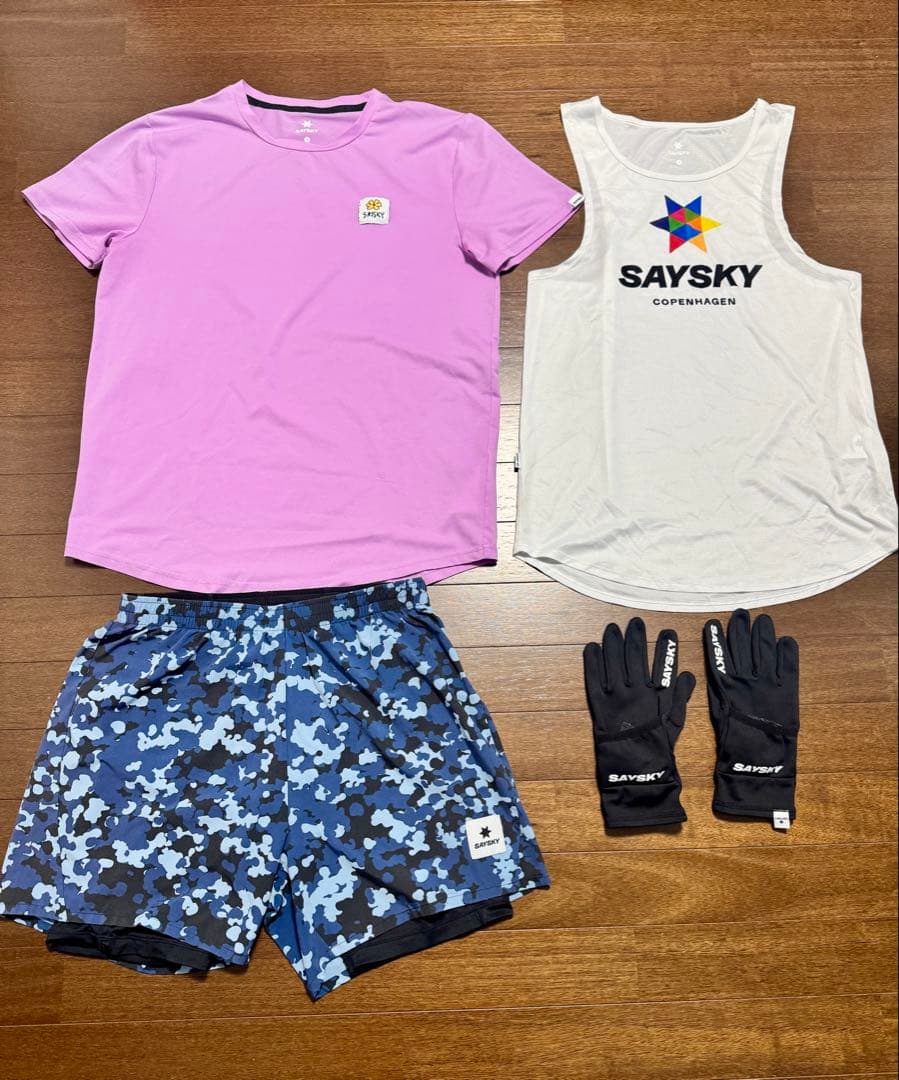 SAYSKY トレーニングウェア等　4点セット 楽天市場】4点セット ポーツウェア トレーニングウェア メンズ 長袖