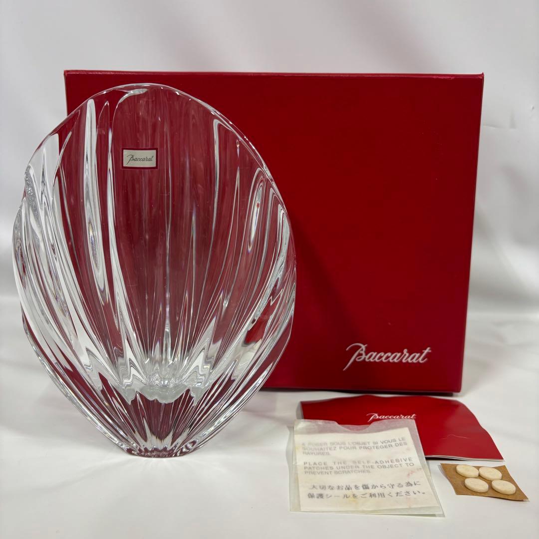 Baccarat バカラ リゴット シェル型 フラワーベース 花瓶 楽天市場】【名入れ可有料】バカラ Baccarat ベース 花瓶 オブジェク