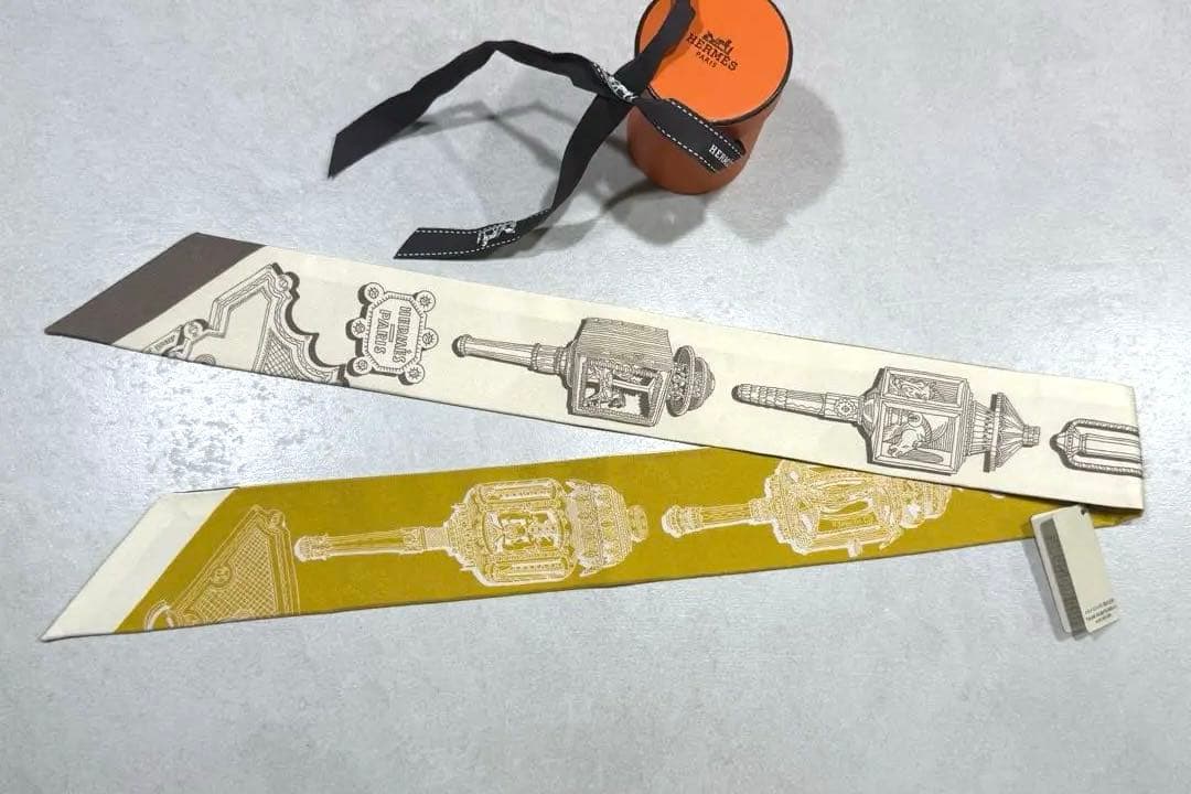 新品未使用　エルメス　26春夏ツイリー 《メルヴェイユーズ・ランタン》エトゥープ